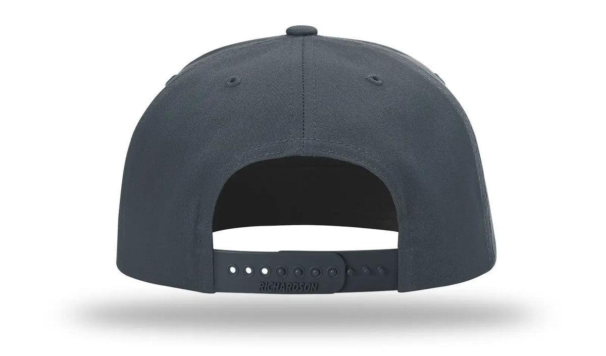 Richardson 255 Pinch Front Structured Snapback Cap - Flint Gray - Osfm