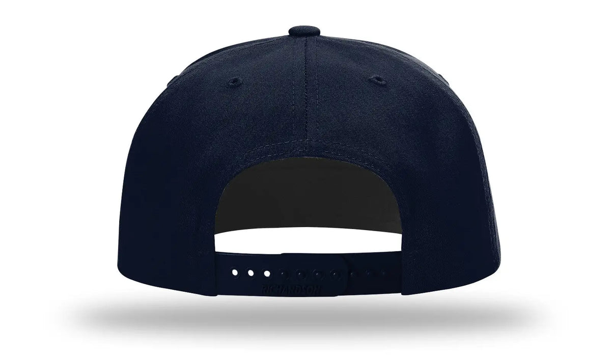 Richardson 255 Pinch Front Structured Snapback Cap - Navy