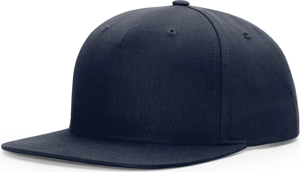 Richardson 255 Pinch Front Structured Snapback Cap - Navy - Osfm