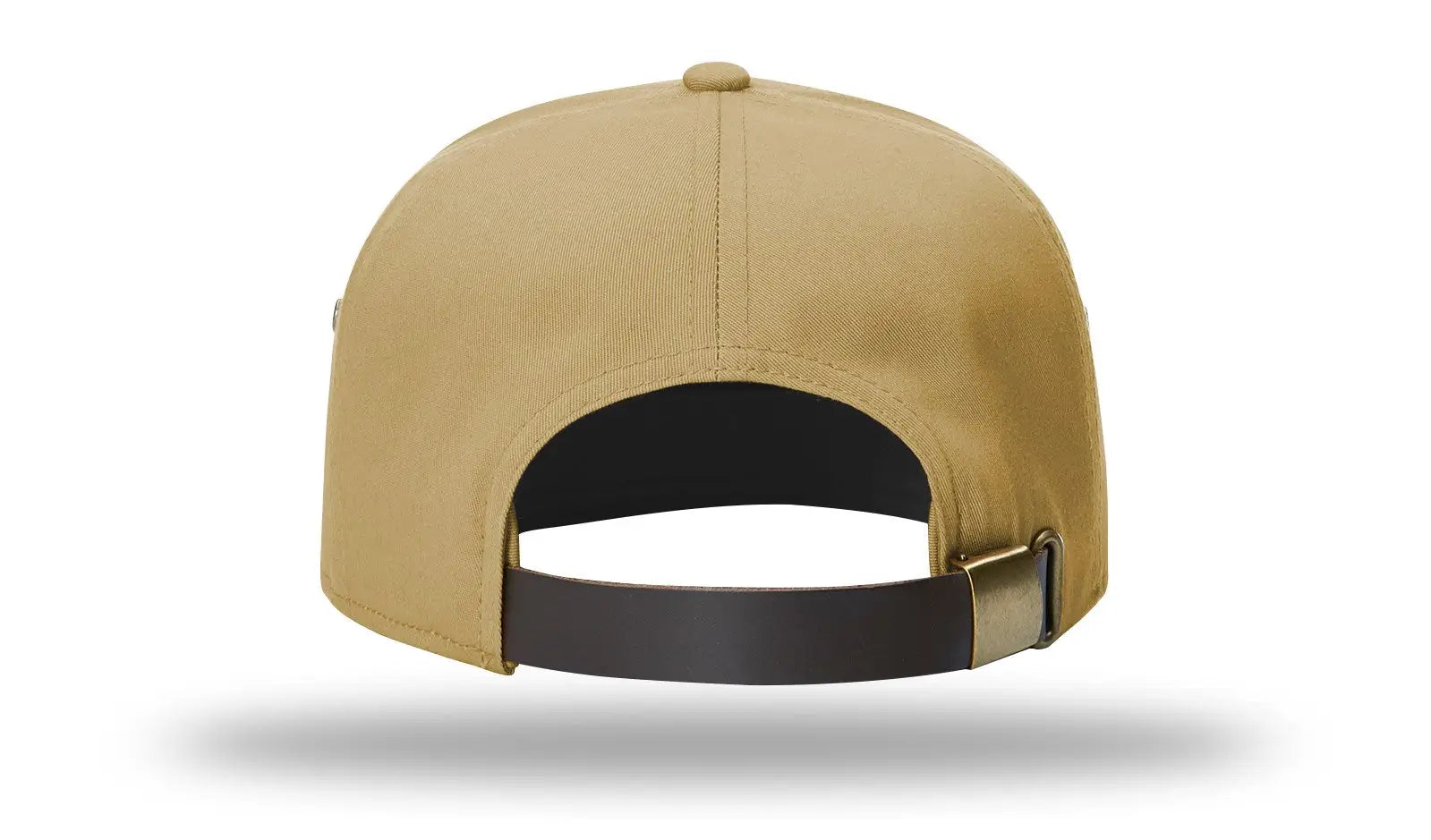 Richardson 257 7 Panel Twill Strapback Cap - Biscuit