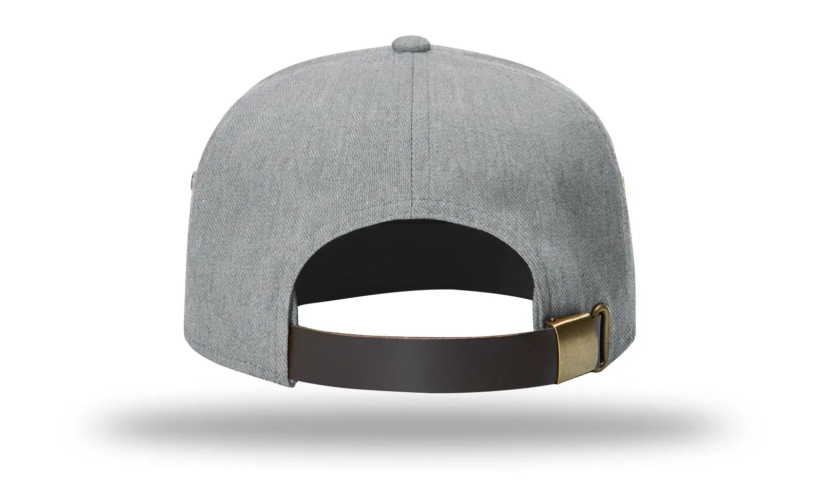 Richardson 257 7 Panel Twill Strapback Cap - Charcoal Heather Gray - Dark / Osfm