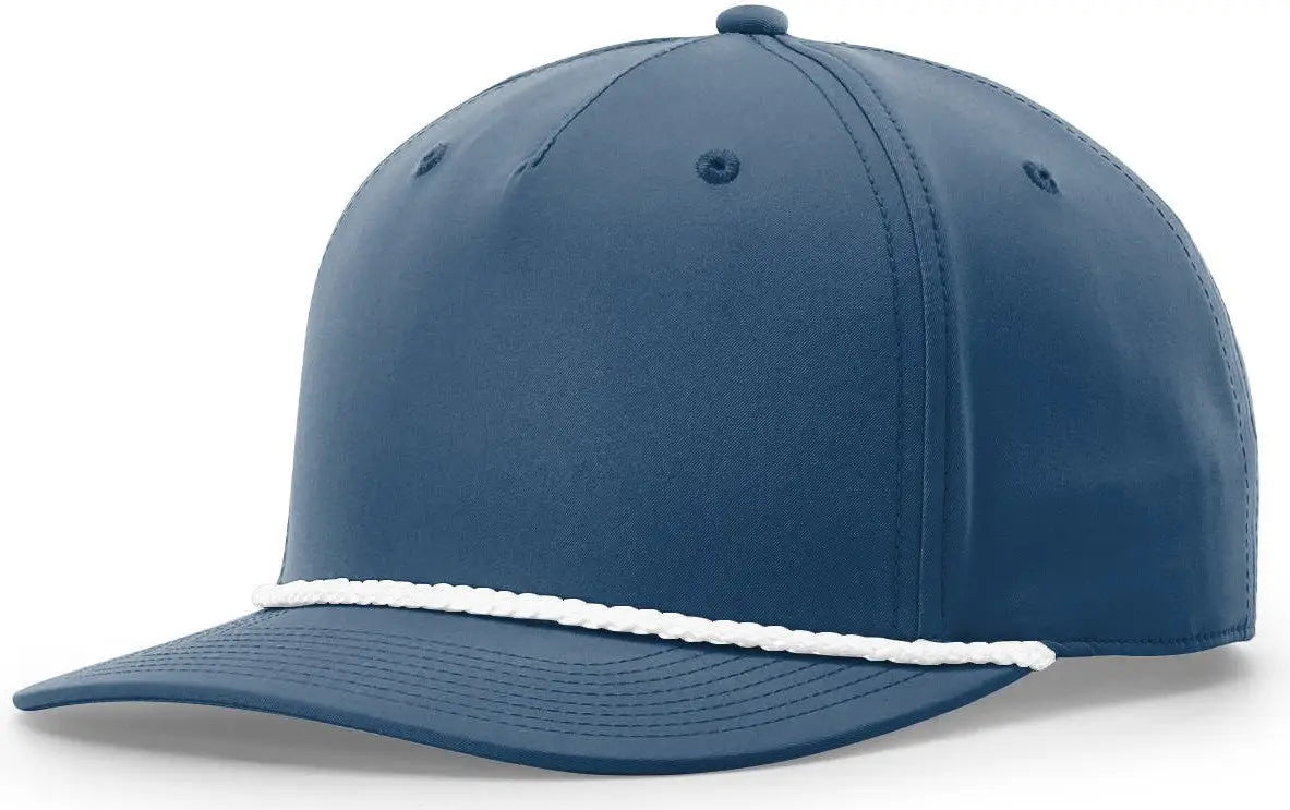 Richardson 258 5 Panel Classic Rope Cap - Light Blue-white - Osfm