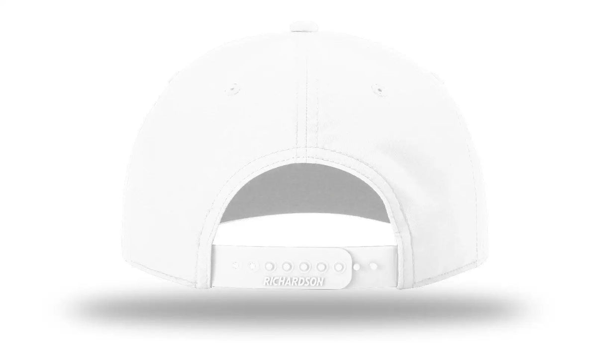 Richardson 258 5 Panel Classic Rope Cap - White-black - Osfm