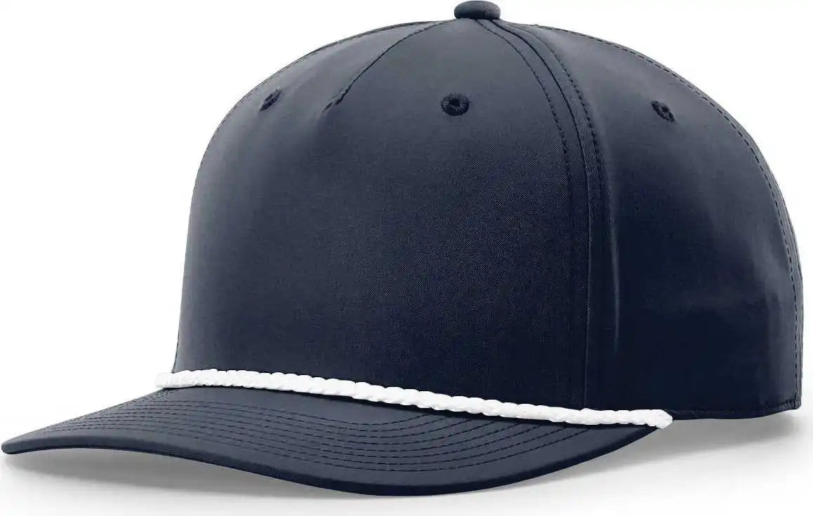 Richardson 258 Braided Performance Caps Navy White / Osfm