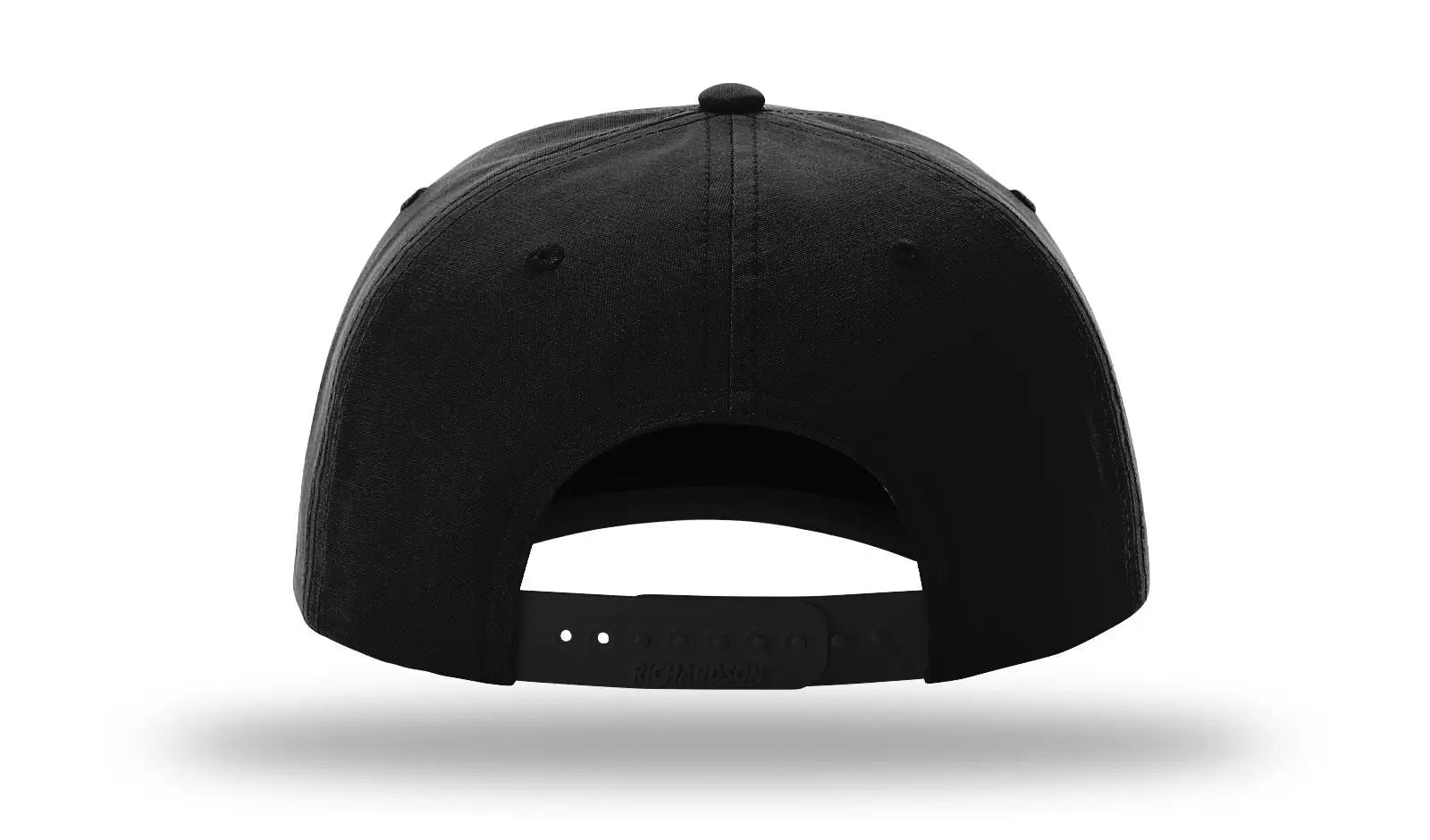 Richardson 262 Relaxed 6 Panel Snapback Cap - Black - Osfm
