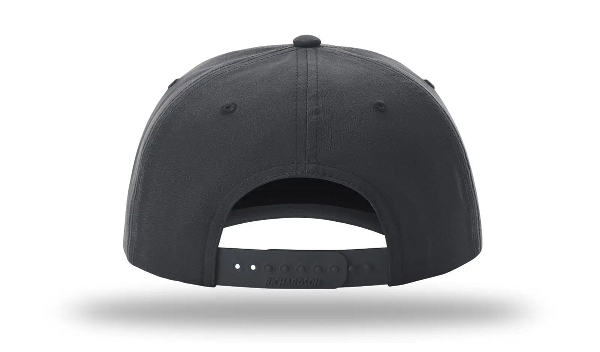 Richardson 262 Relaxed 6 Panel Snapback Cap - Charcoal