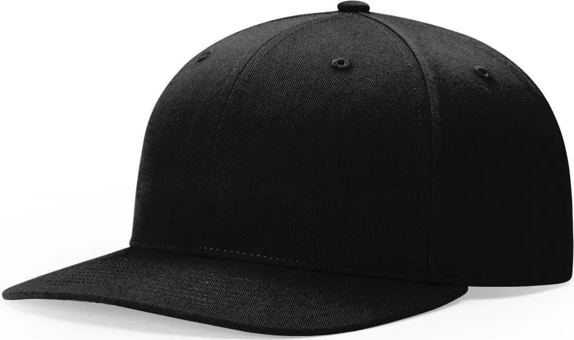 Richardson 312 Solid Twill Trucker Cap - Black