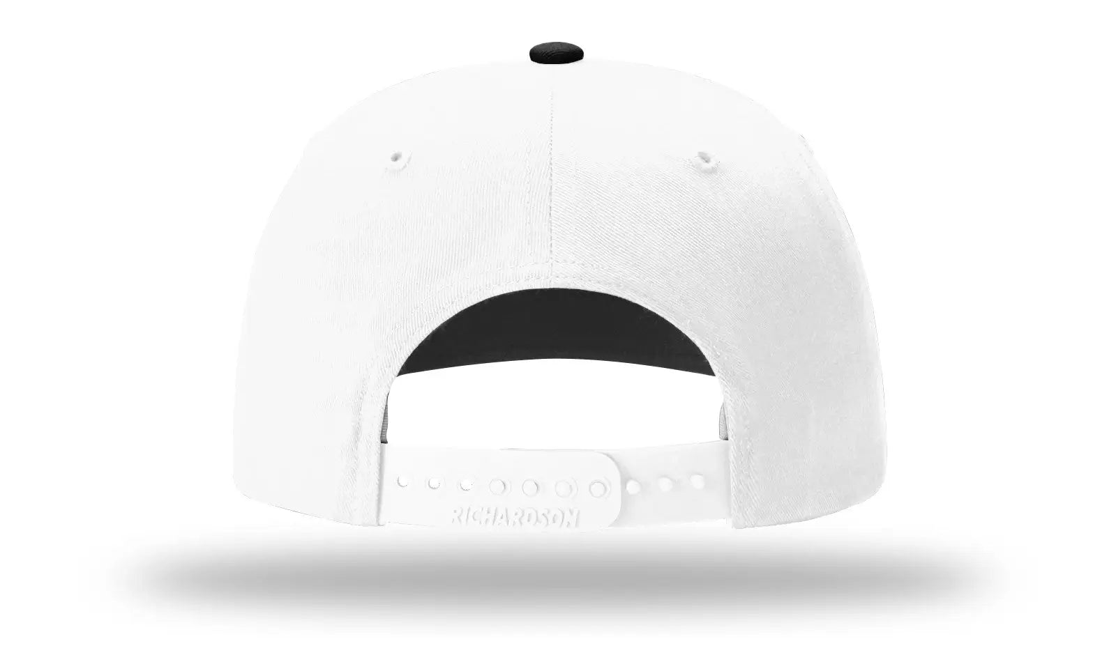 Richardson 312 Solid Twill Trucker Cap - Black White - Osfm