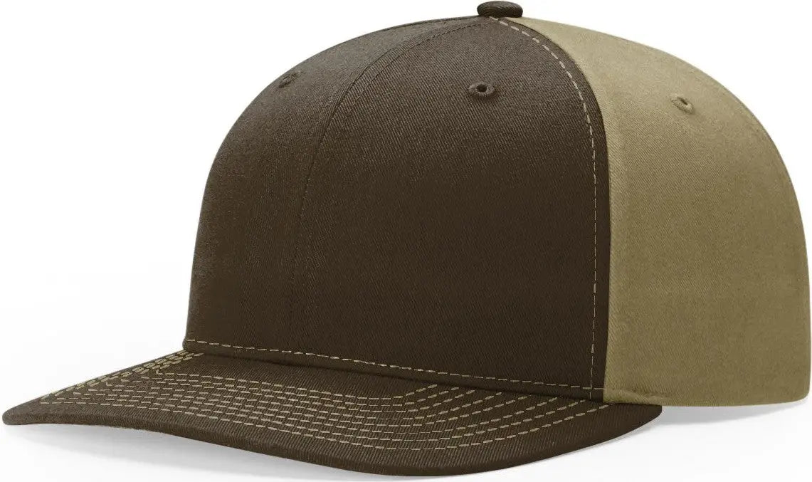 Richardson 312 Solid Twill Trucker Cap - Brown Khaki - Osfm