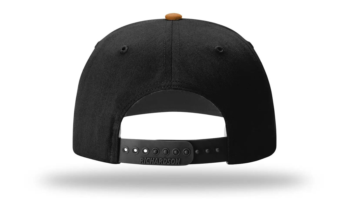 Richardson 312 Solid Twill Trucker Cap - Caramel Black - Osfm