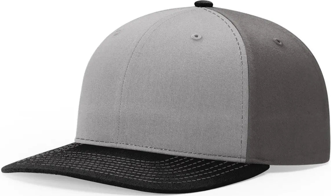 Richardson 312 Solid Twill Trucker Cap - Gray Charcoal Black - Dark / Osfm