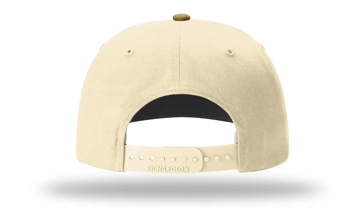 Richardson 312 Solid Twill Trucker Cap - Heather Gray Birch Amber Gold - Osfm