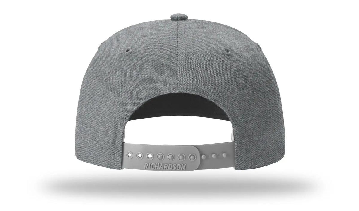 Richardson 312 Solid Twill Trucker Cap - Heather Gray - Osfm