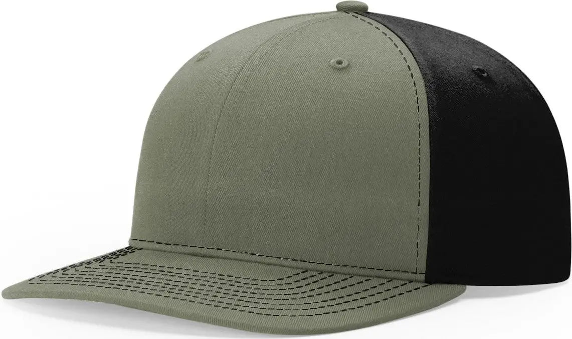 Richardson 312 Solid Twill Trucker Cap - Loden Black - Osfm