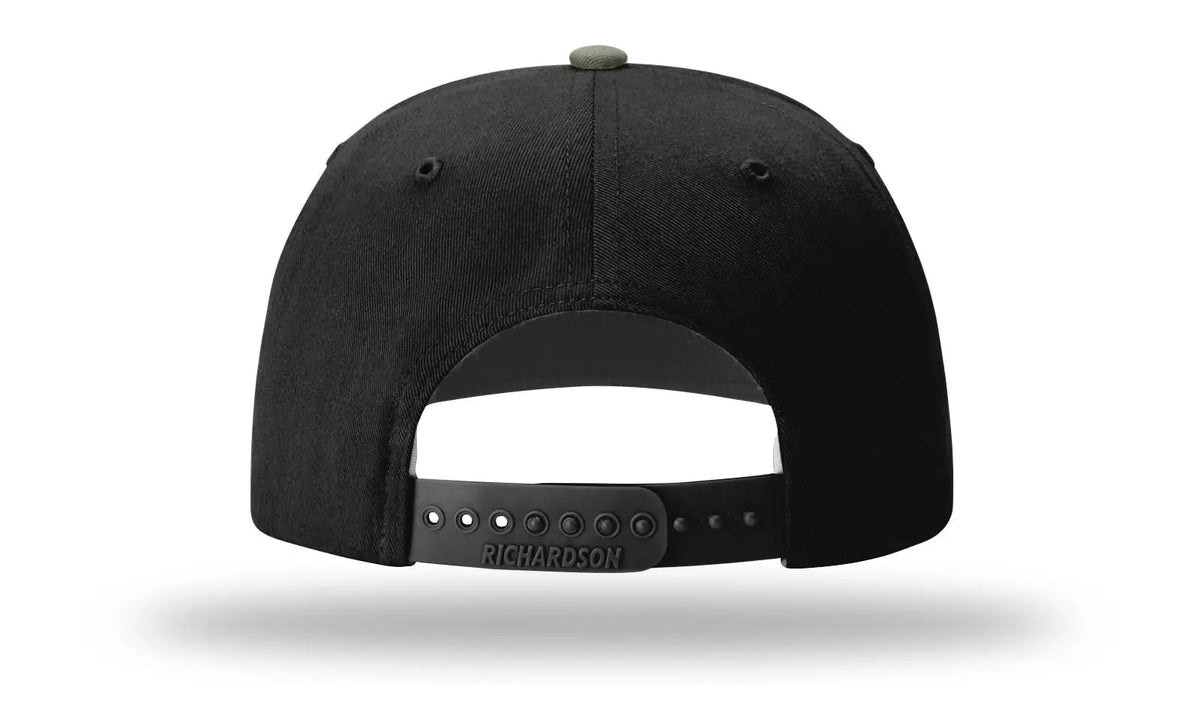 Richardson 312 Solid Twill Trucker Cap - Loden Black - Osfm
