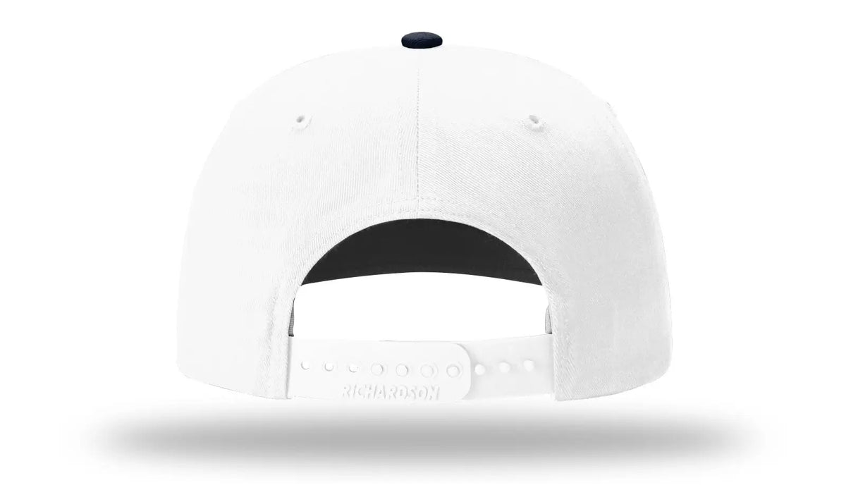 Richardson 312 Solid Twill Trucker Cap - Navy White - Osfm