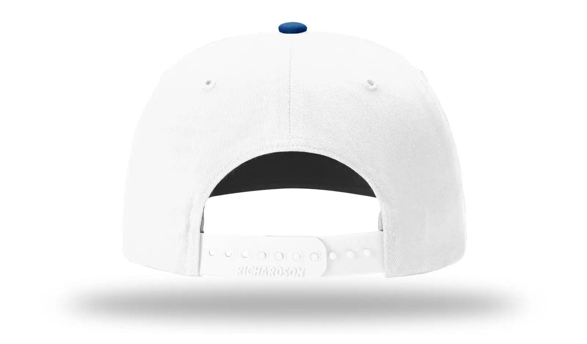 Richardson 312 Solid Twill Trucker Cap - Royal White