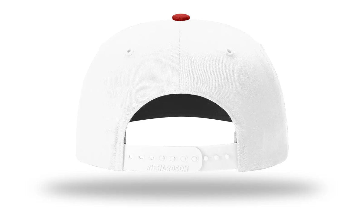 Richardson 312 Solid Twill Trucker Cap - Royal White Red - Osfm