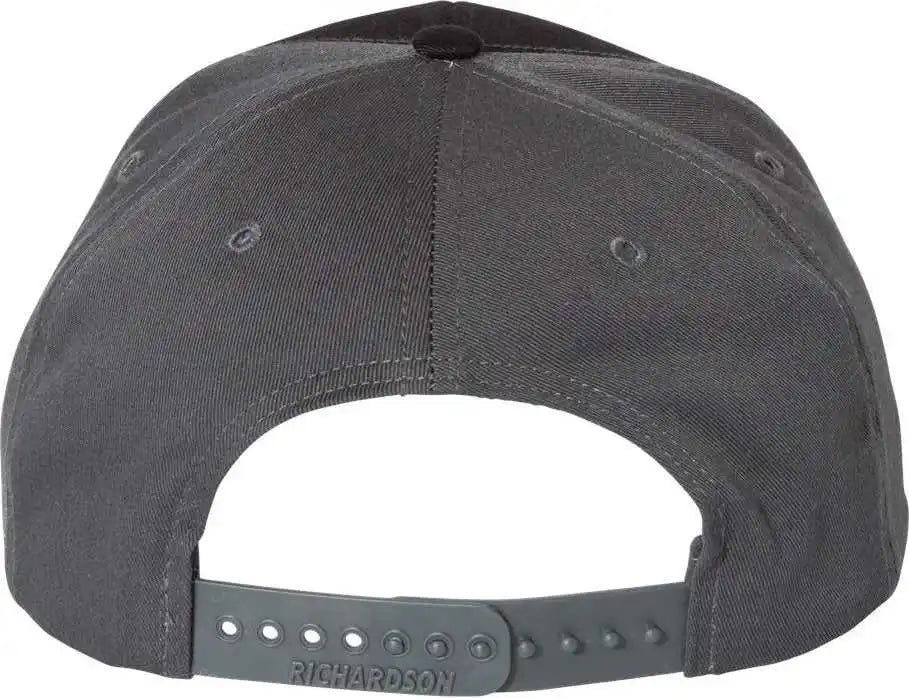 Richardson 312 Twill Back Trucker Caps Black Charcoal Dark Gray / Osfm