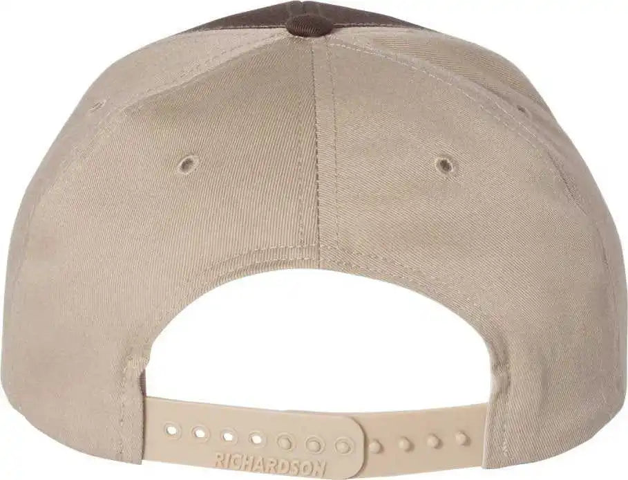 Richardson 312 Twill Back Trucker Caps - Brown Khaki - Osfm