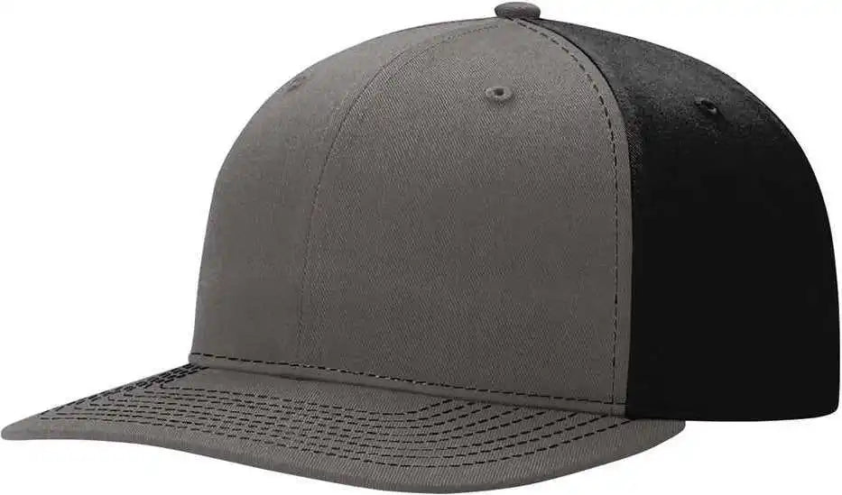Richardson 312 Twill Back Trucker Caps Charcoal Black Dark Gray / Osfm
