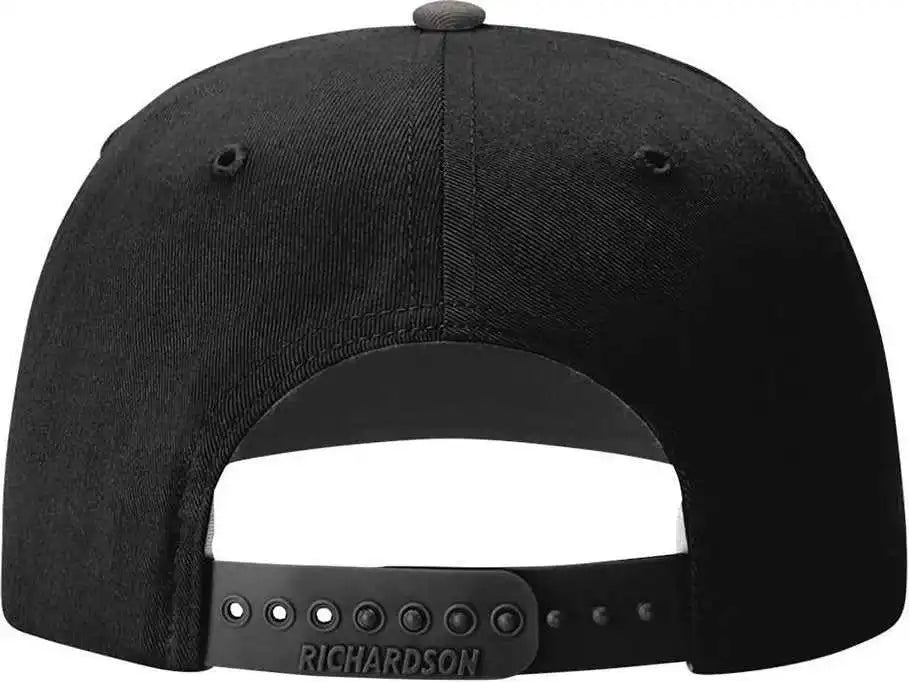 Richardson 312 Twill Back Trucker Caps Charcoal Black Dark Gray / Osfm