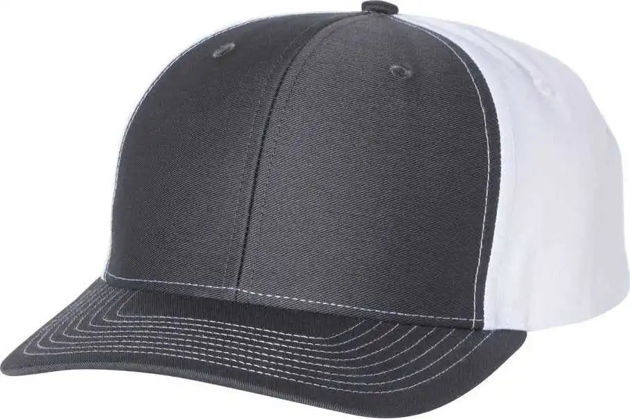 Richardson 312 Twill Back Trucker Caps - Charcoal White - Dark Gray / Osfm