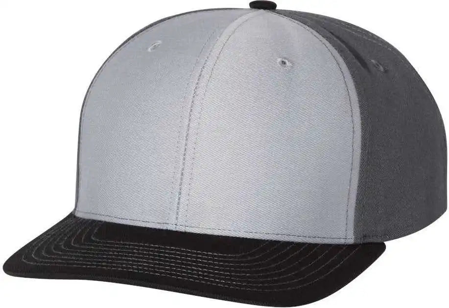 Richardson 312 Twill Back Trucker Caps - Gray Charcoal Black - Dark / Osfm