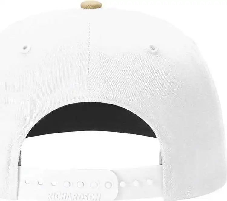 Richardson 312 Twill Back Trucker Caps - Khaki White - Osfm