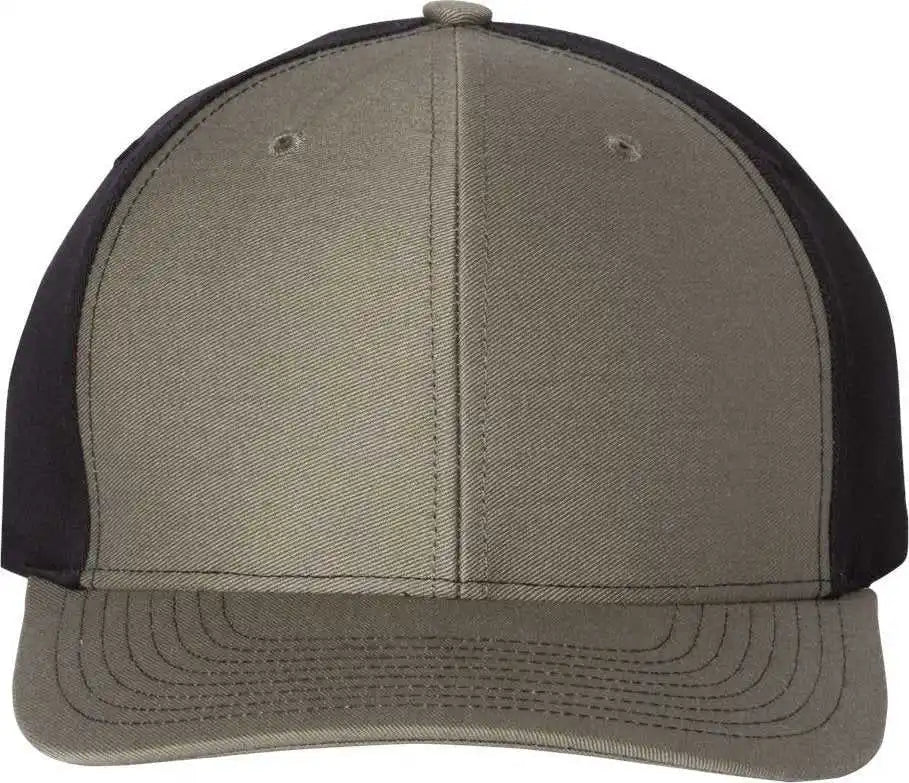 Richardson 312 Twill Back Trucker Caps Loden Black Dark Gray / Osfm