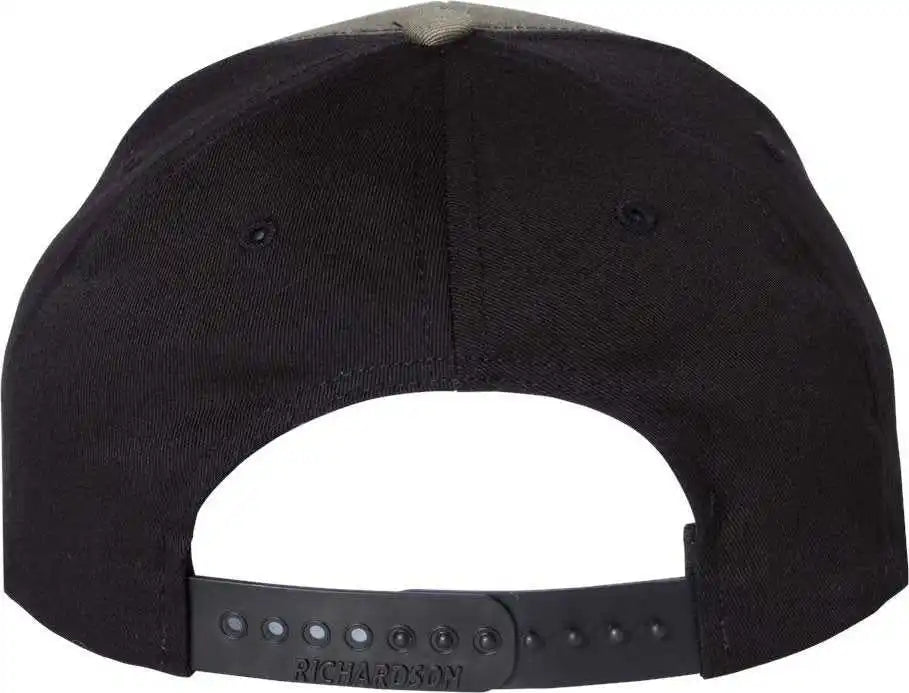 Richardson 312 Twill Back Trucker Caps Loden Black Dark Gray / Osfm