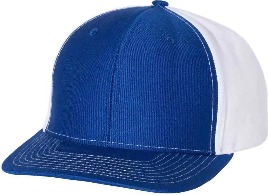 Richardson 312 Twill Back Trucker Caps - Royal White - Osfm