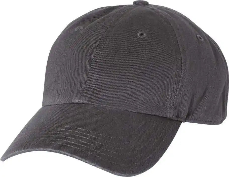 Richardson 320 Washed Chino Caps - Charcoal - Dark Gray / Sm