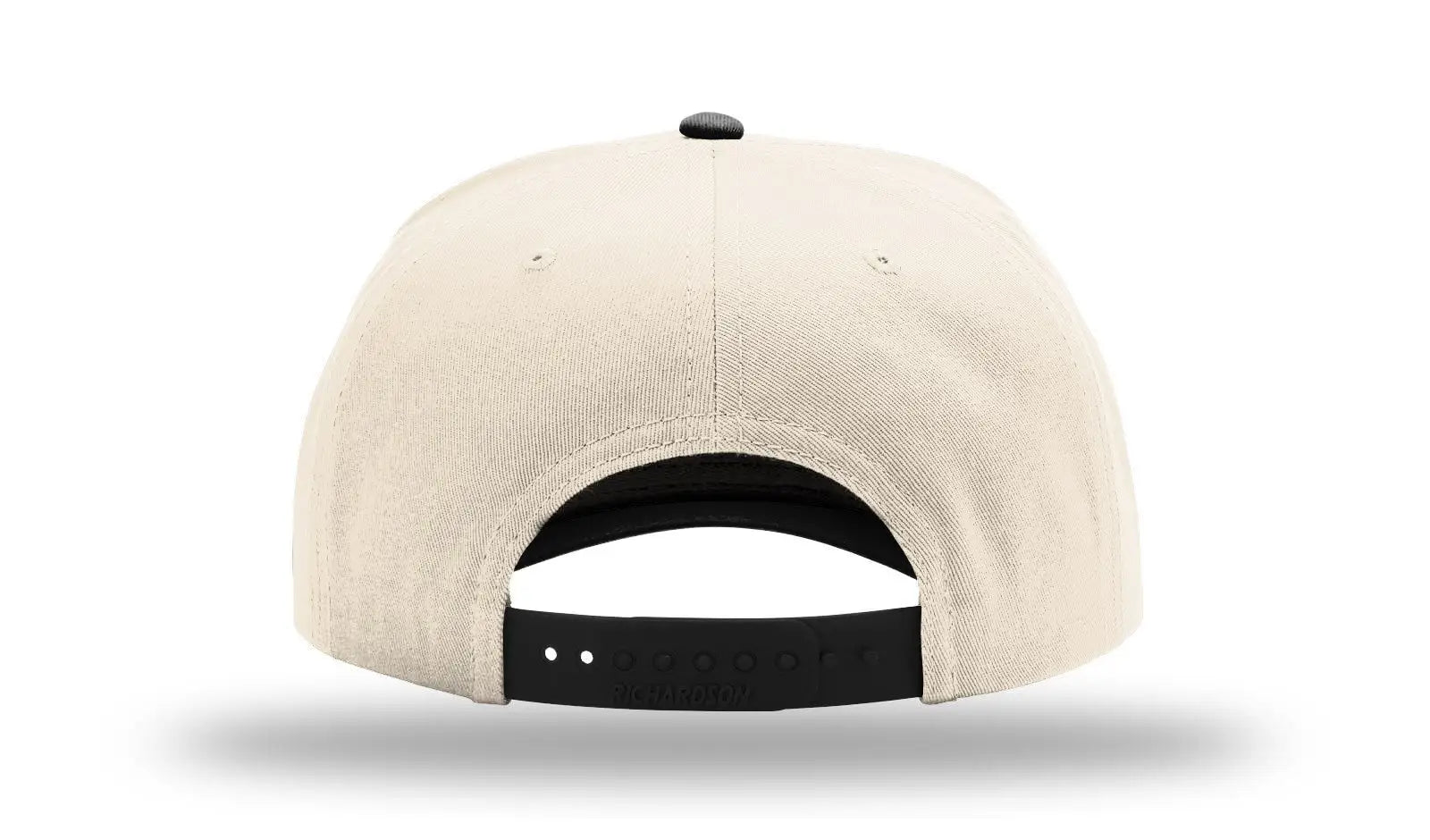 Richardson 323fpc Full Fabric Five Panel Champ Cap - Cream Black - Osfm