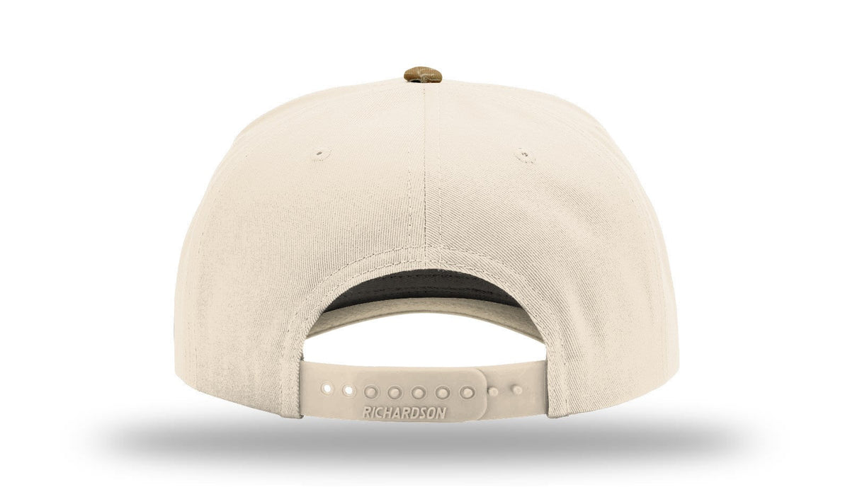 Richardson 323fpc Full Fabric Five Panel Champ Cap - Cream Realtree Advantage