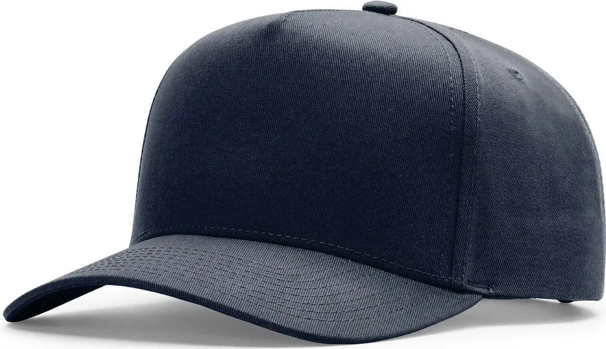 Richardson 323fpc Full Fabric Five Panel Champ Cap - Navy - Osfm