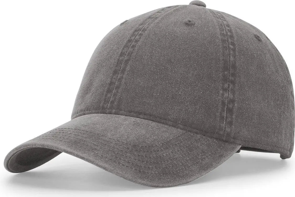 Richardson 324 Pigment Dyed and Washed Cap - Charcoal