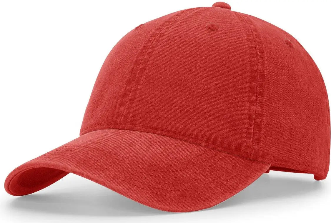 Richardson 324 Pigment Dyed and Washed Cap - Red - Osfm