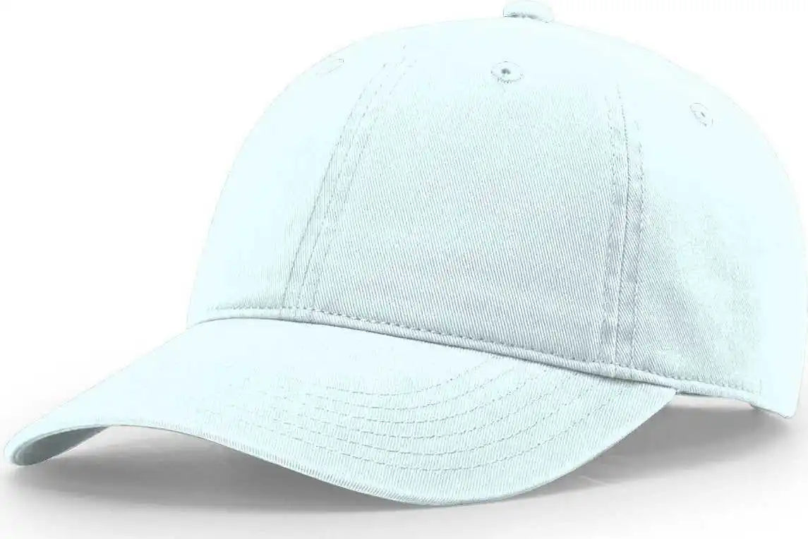 Richardson 326 Brushed Canvas Dad Caps - Powder Blue - Ice / Osfm