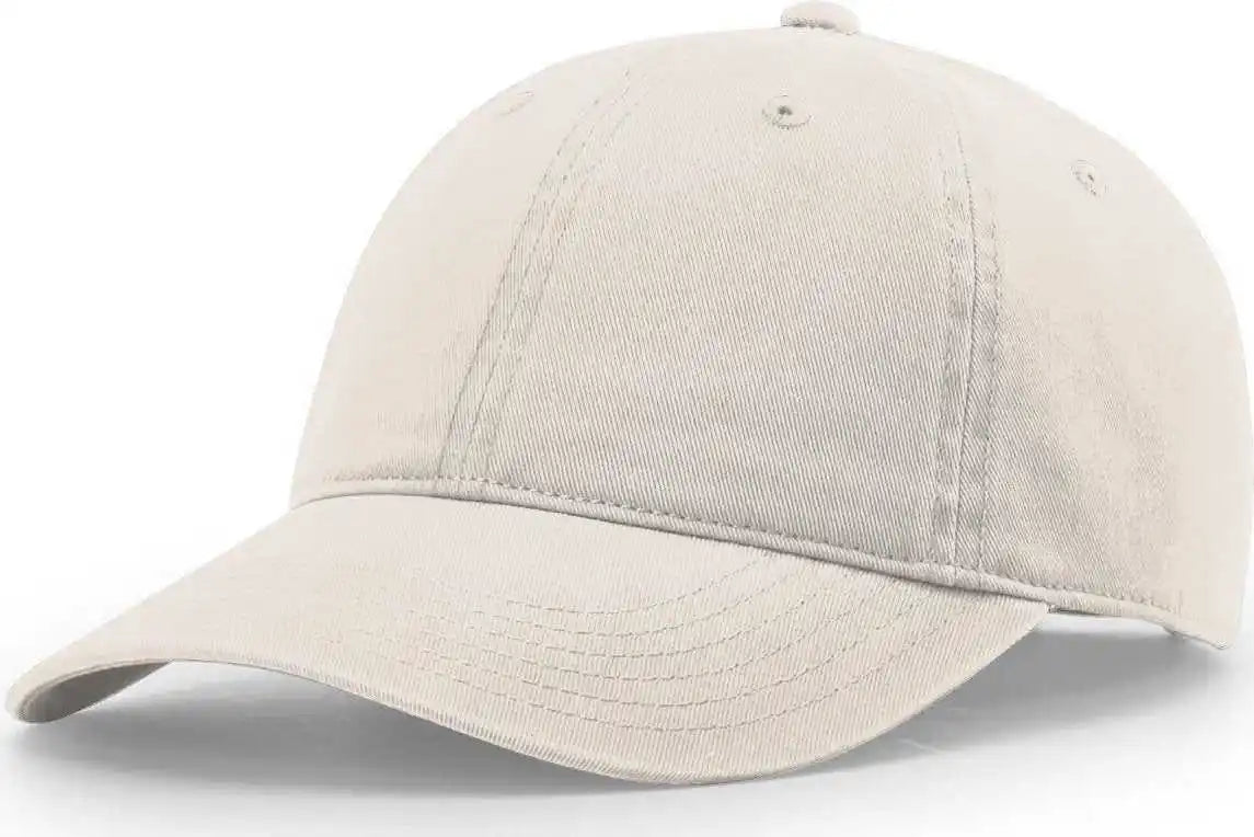 Richardson 326 Brushed Canvas Dad Caps - Stone - Ivory / Osfm