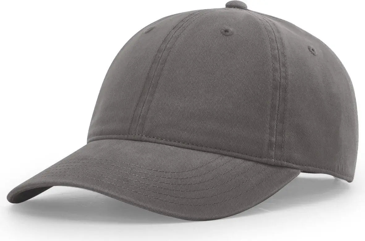Richardson 326 Peached Cotton Twill Cap - Charcoal