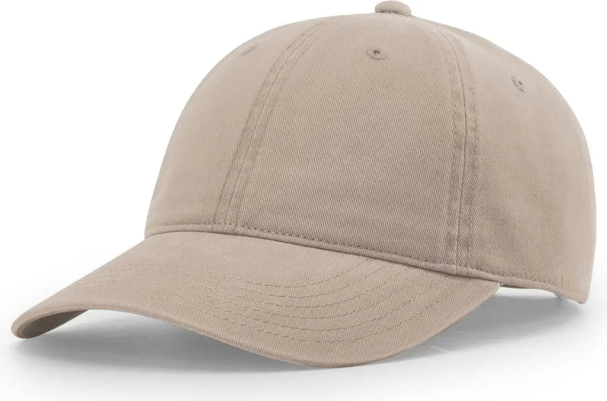 Richardson 326 Peached Cotton Twill Cap - Dark Khaki - Osfm