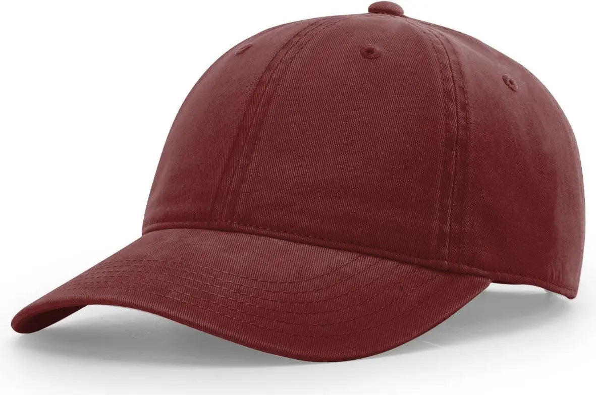 Richardson 326 Peached Cotton Twill Cap - Maroon