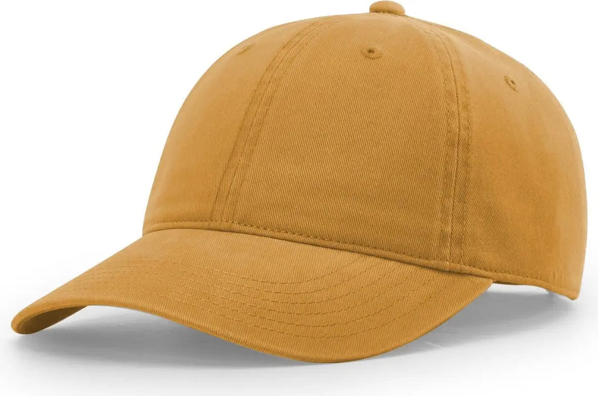 Richardson 326 Peached Cotton Twill Cap - Mustard - Osfm