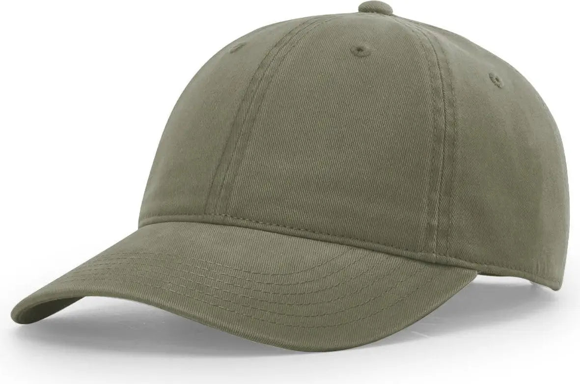 Richardson 326 Peached Cotton Twill Cap - Olive