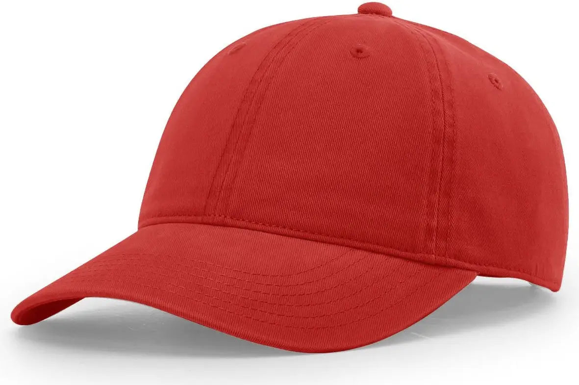 Richardson 326 Peached Cotton Twill Cap - Red