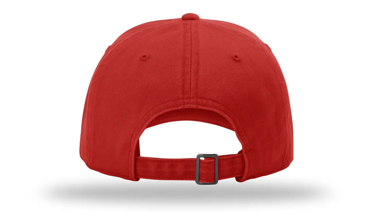 Richardson 326 Peached Cotton Twill Cap - Red - Osfm