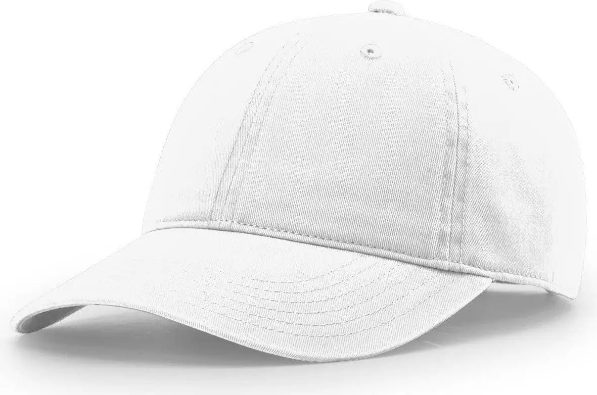 Richardson 326 Peached Cotton Twill Cap - White