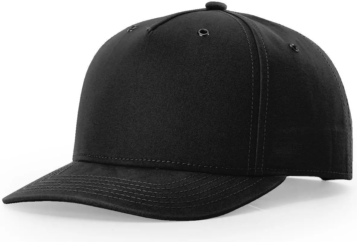 Richardson 336 Burnside Cap - Black - Osfm