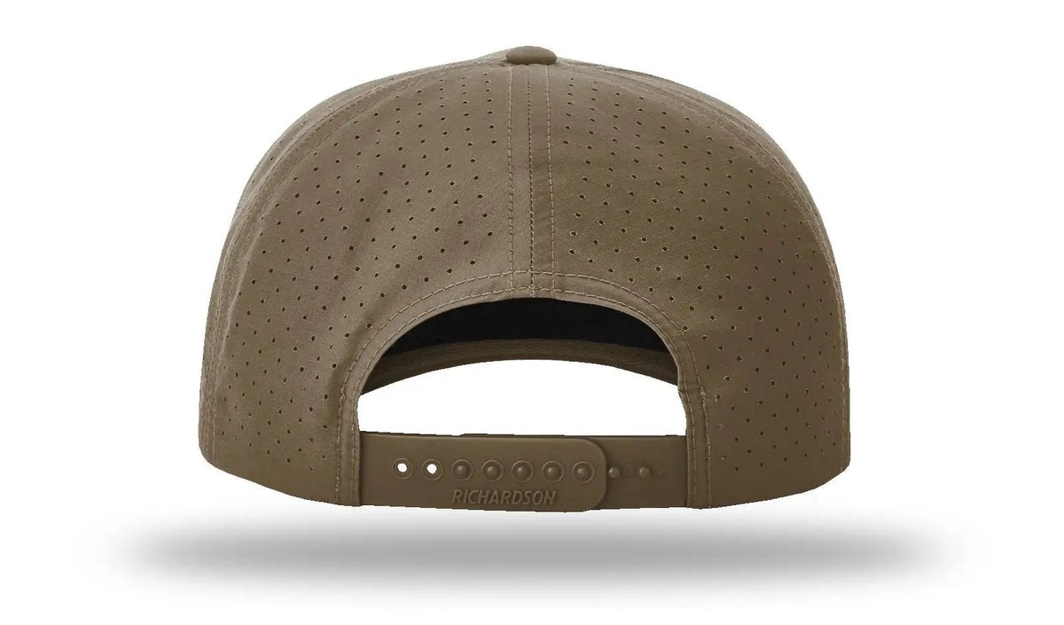Richardson 355 Laser Perf Performance Rope Cap - Dark Loden Tannin-gray - Osfm